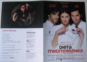 Cinema: Dieta mediterránea - Guia original estreno - Olivia Molina, Paco León, Alfonso Bassave